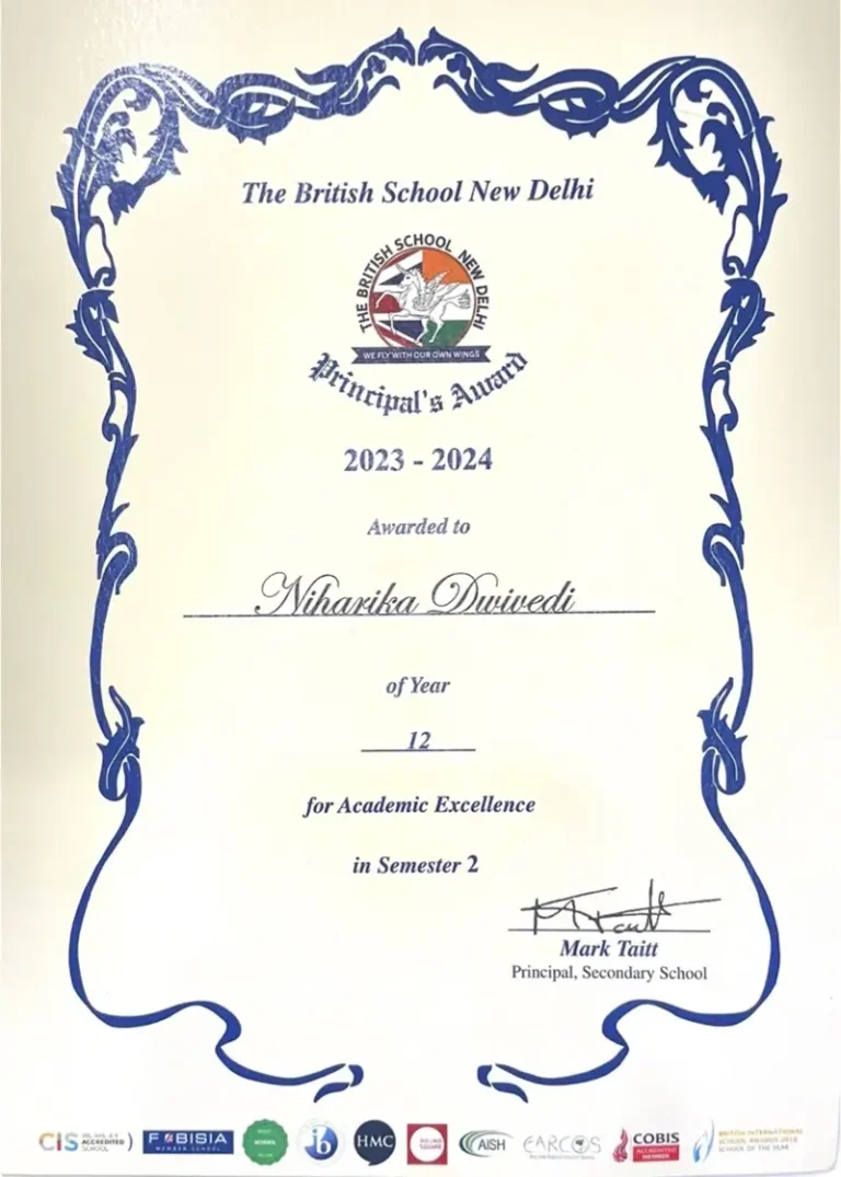 Principal's award